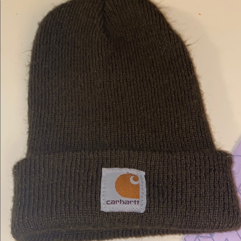 Dark green beanie infant to toddler